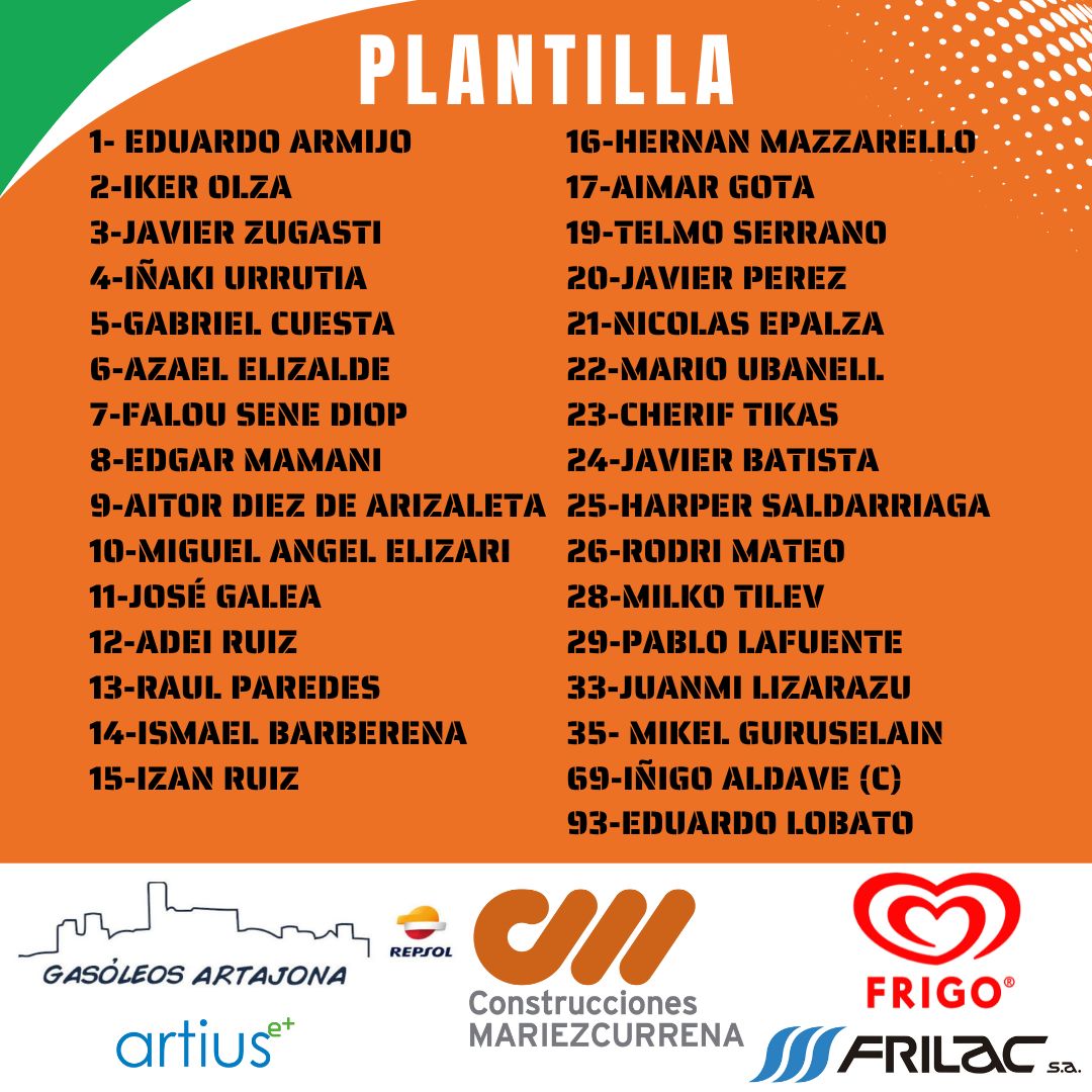 El Iruña Rugby Club ha dado a conocer oficialmente su plantel para el Mundial IMART 2025